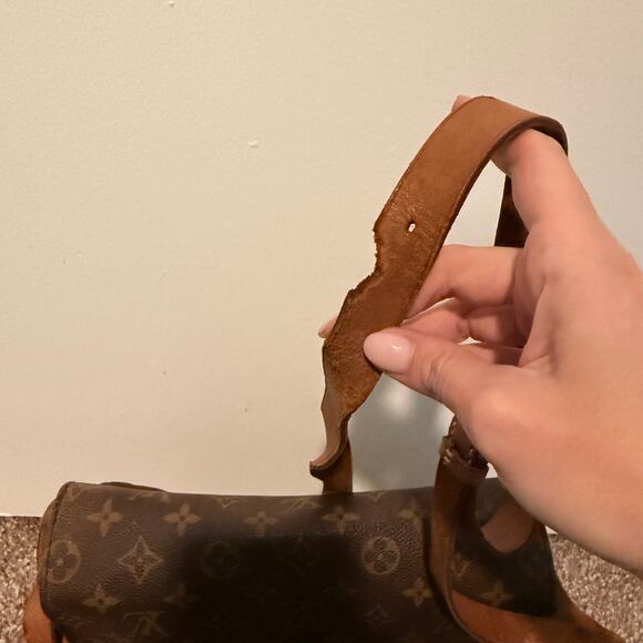 Louis Vuitton LV Cartouchiere GM Crossbody Shoulder Bag Brown Monogram - Picture 10 of 15